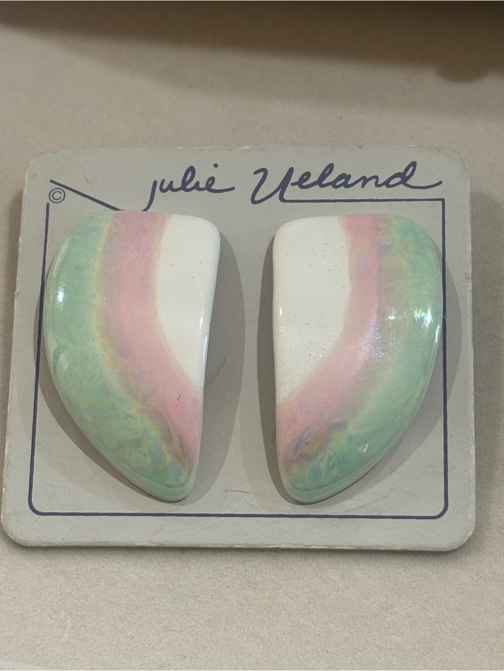Pastel Iridescent Kids Bottoms Accent Clips - White, Pink, Mint